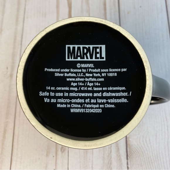 Marvel superhero’s grid coffee cup, character mug, black handle - Picture 8 of 9